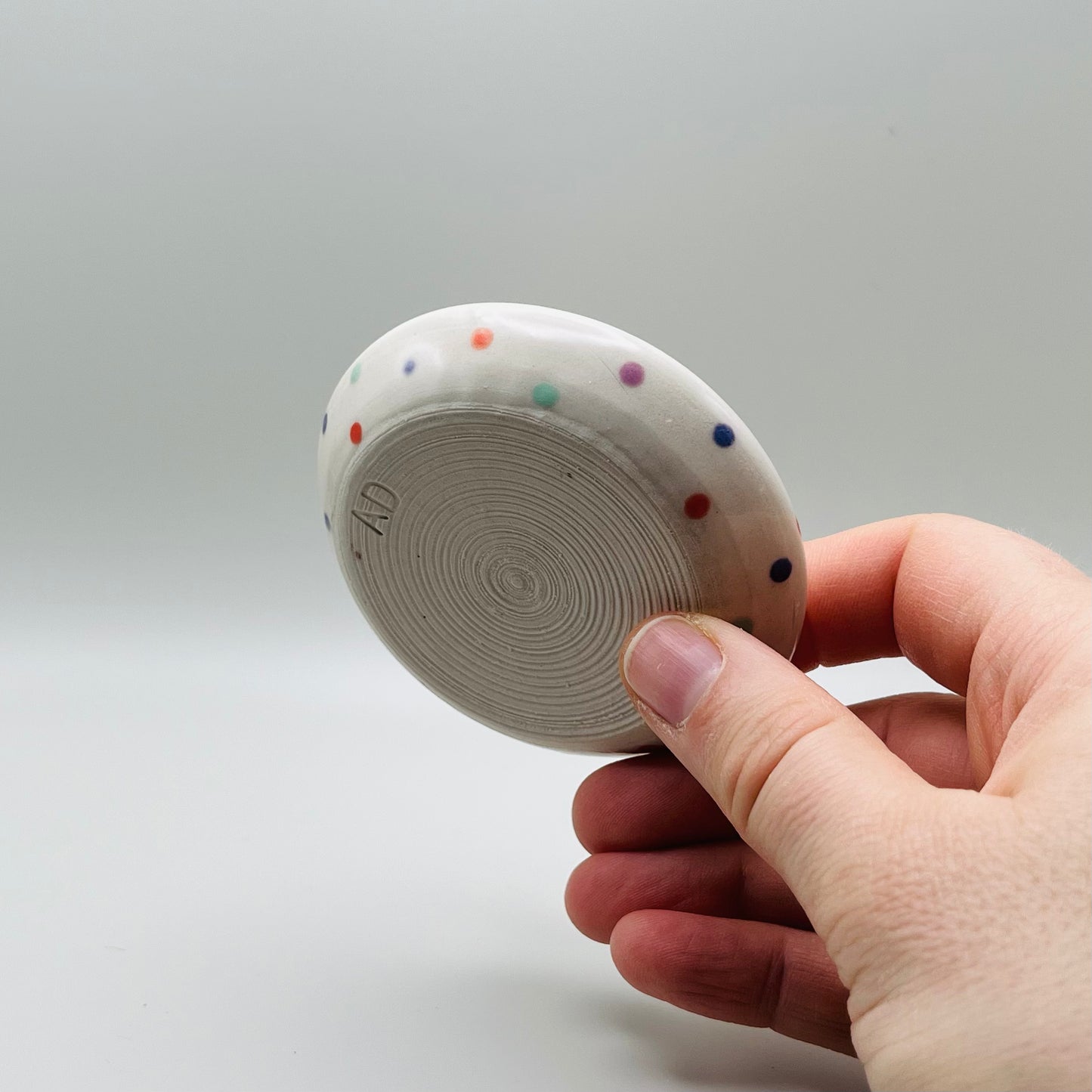 Polka Dot Ring Dish - 7.5cm