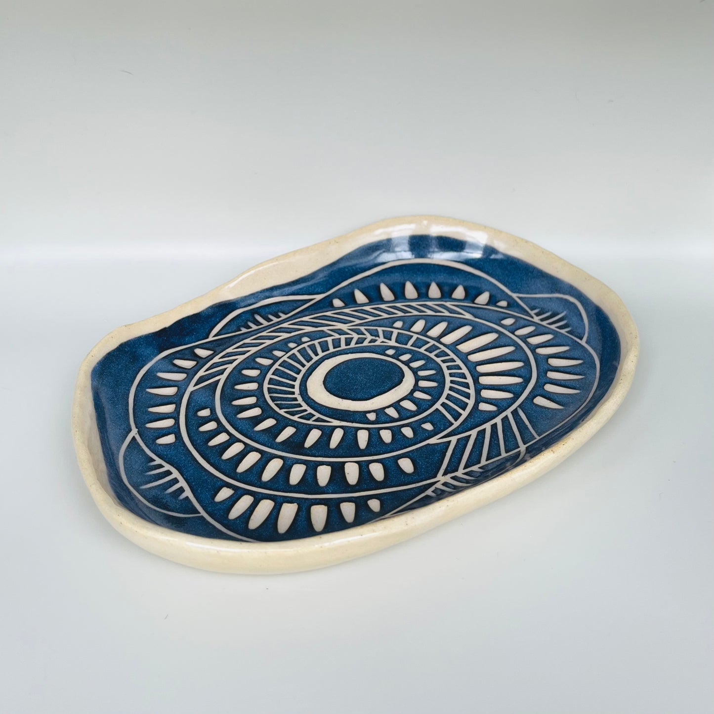 Carved Medium Plate - #3