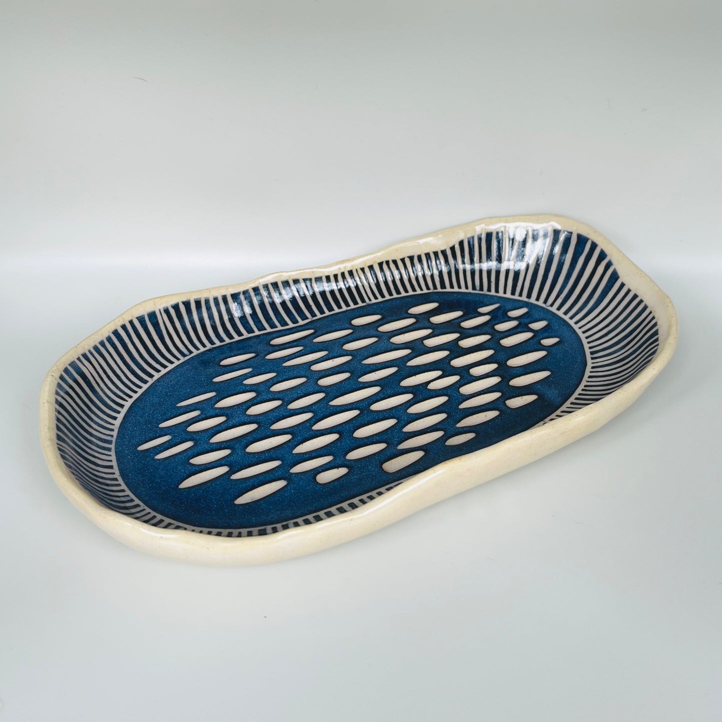 Carved Medium Plate - #4