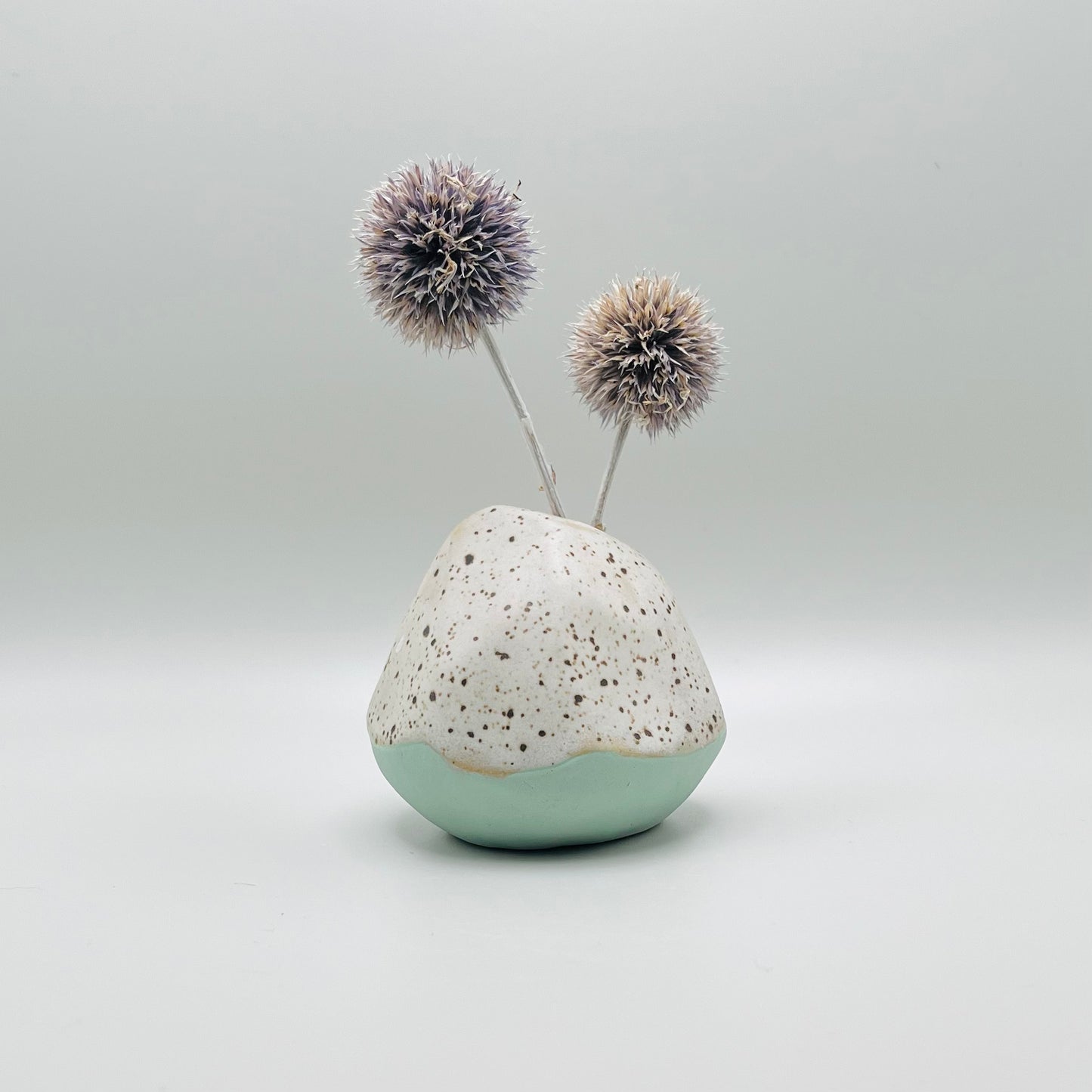 Green + Speckle Bud Vase – Small