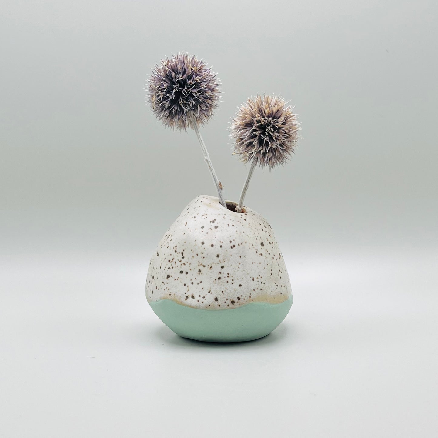 Green + Speckle Bud Vase – Small