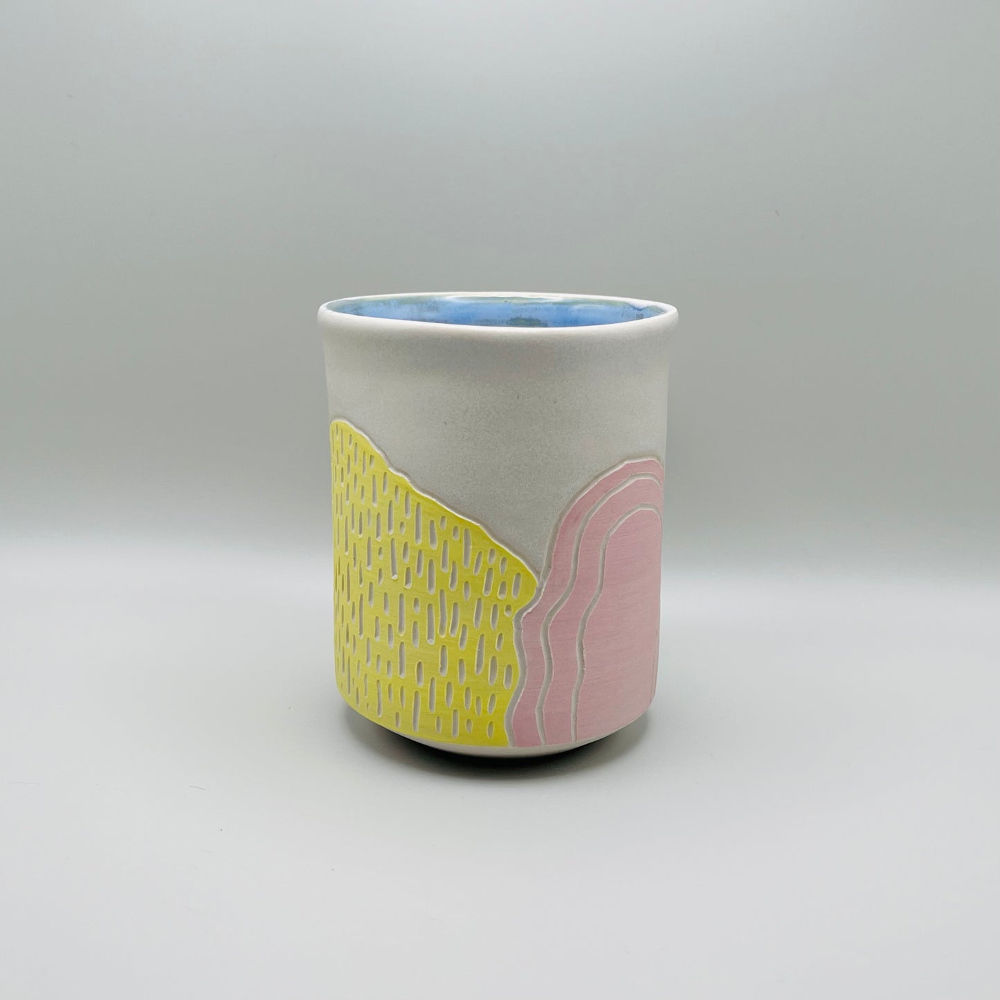 Hand Carved Pastel Cup