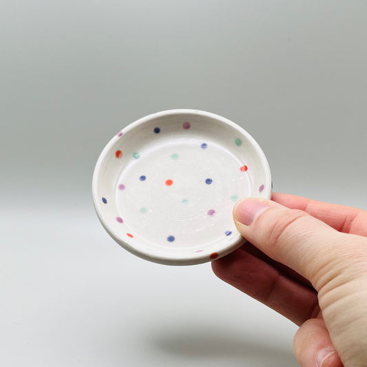 Polka Dot Ring Dish - 7.5cm