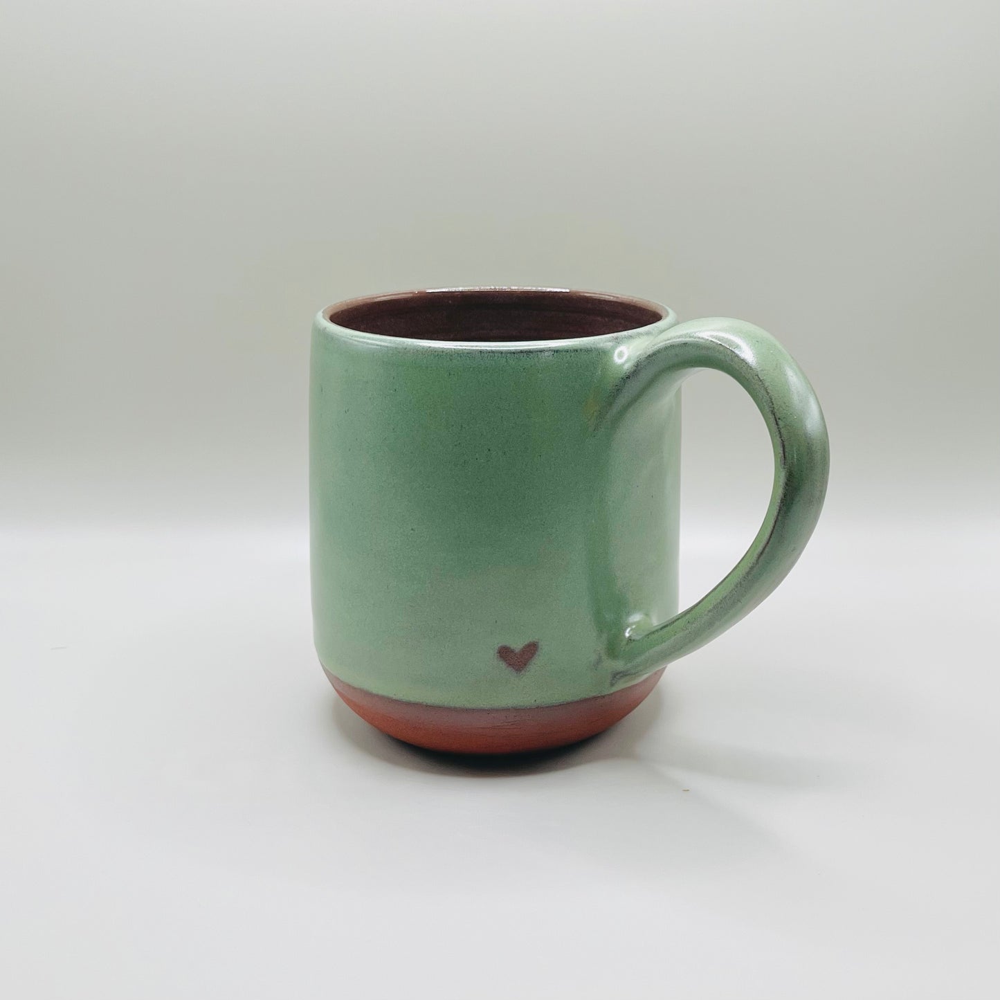 Green Heart Mug