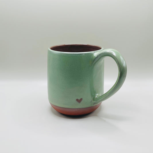 Green Heart Mug