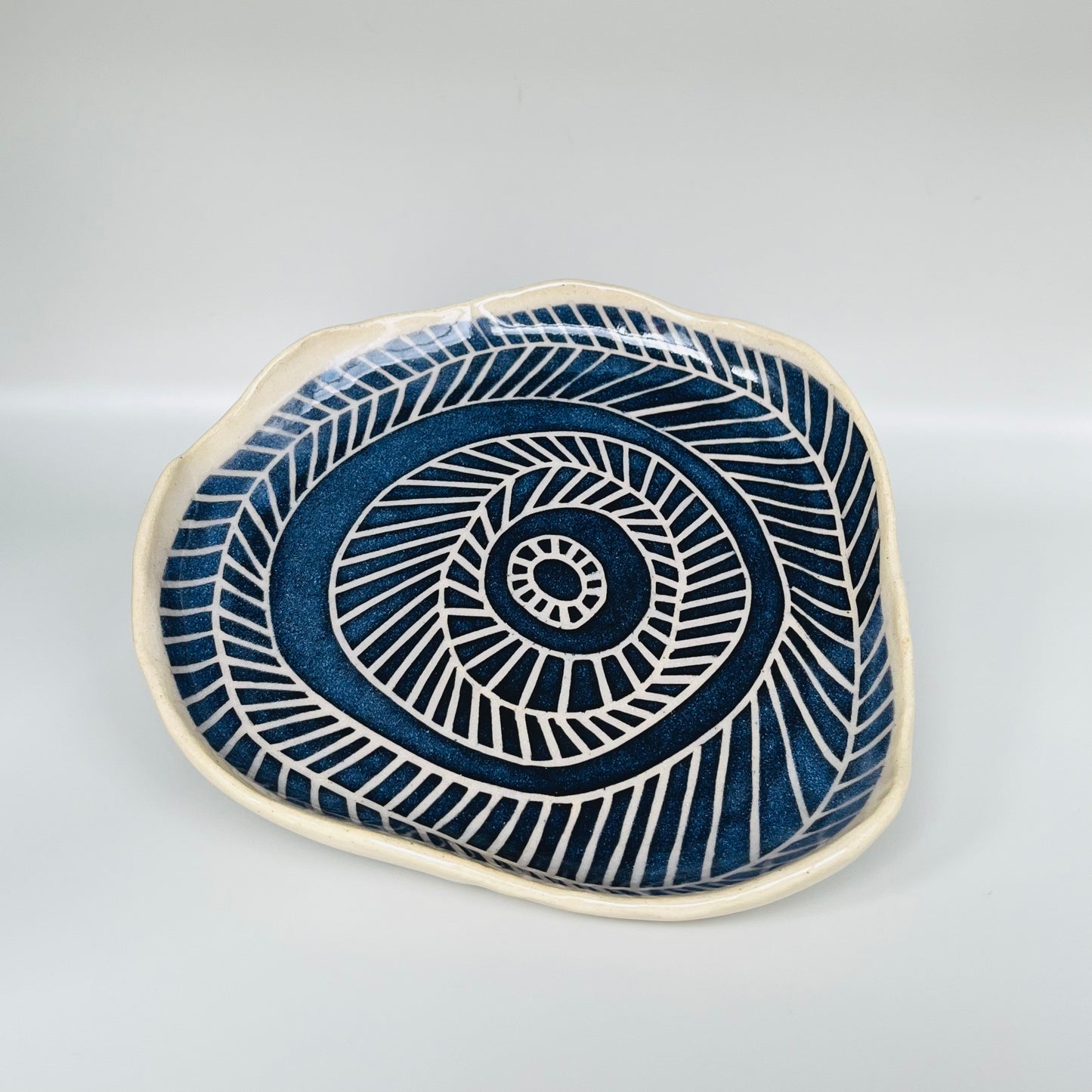 Carved Small Plate - #1