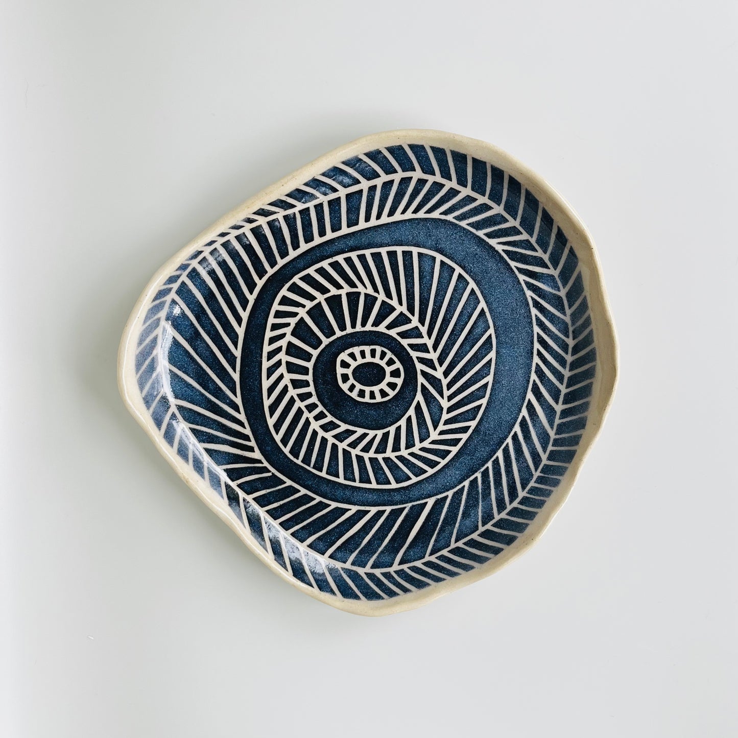 Carved Small Plate - #1