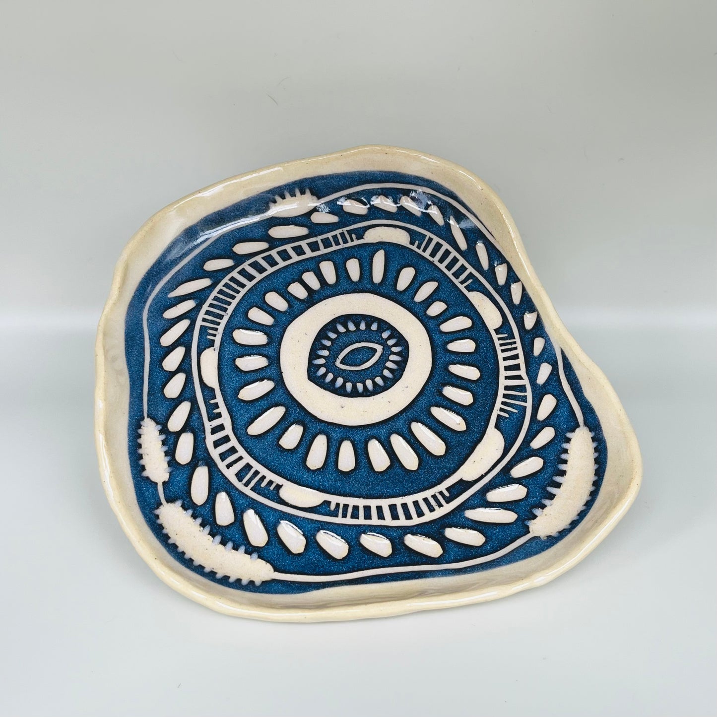 Carved Small Plate - #3